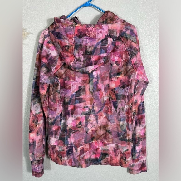 Lululemon Scuba Hoodie *Light Cotton FleeceSun Dazed Multi Pink / Super Dark -10 - Picture 8 of 16